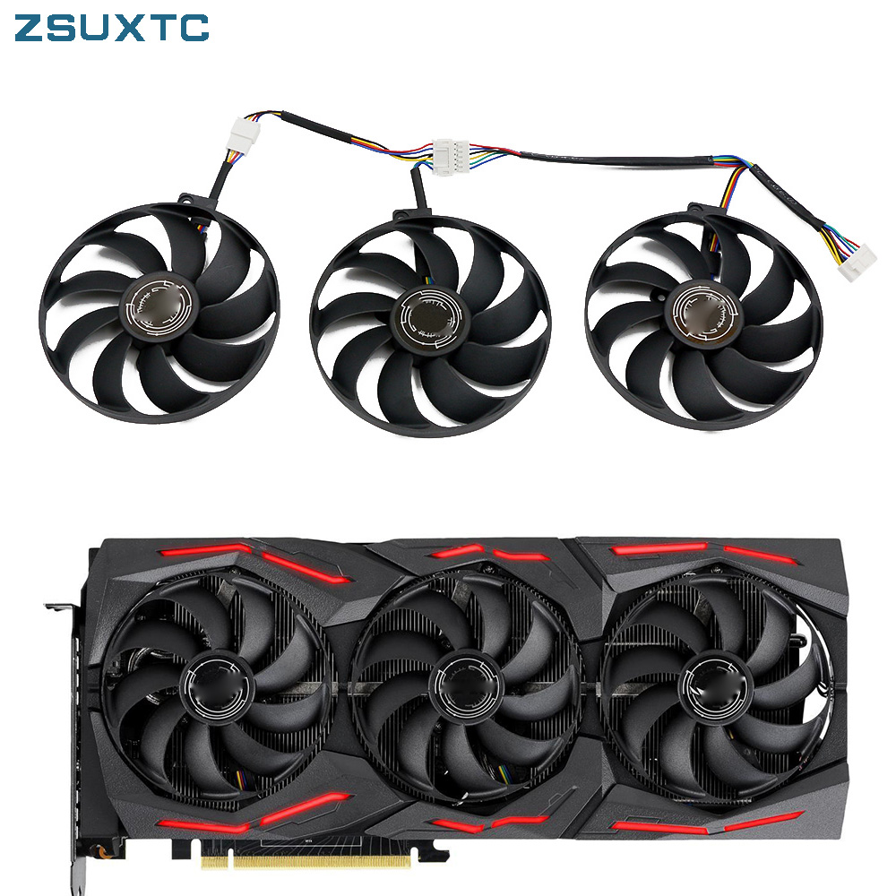Rtx 3090 24Gb Gddr6X - ゲーム用の7ピンGPUファンt129215Su,asus rog Rtx2080から2070までの非常にコンパクトなラップトップ冷却ファン