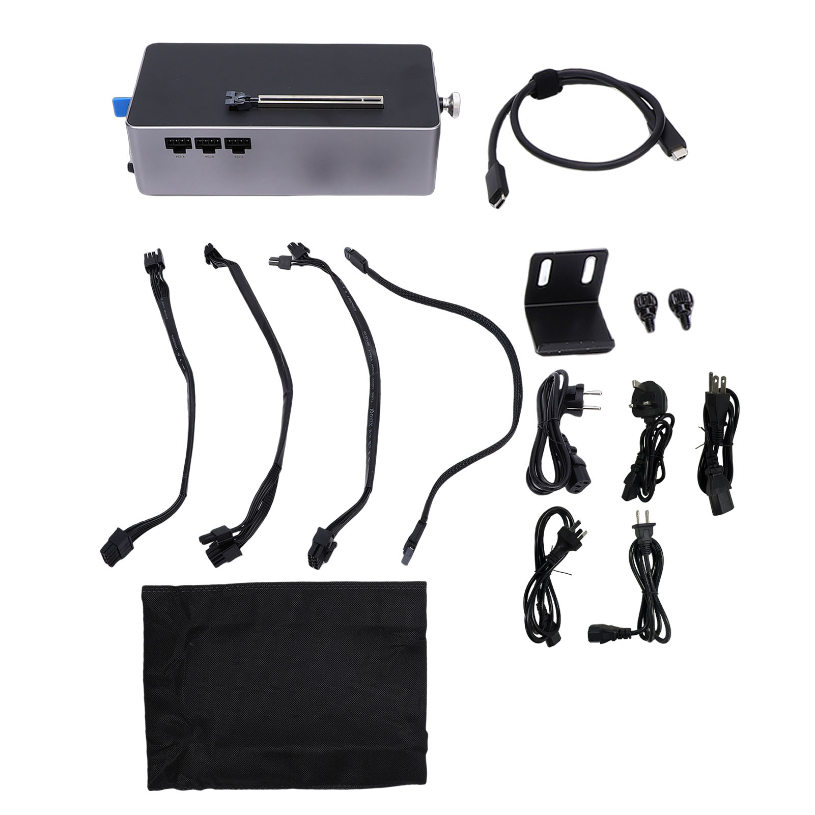 Oculink Gpu Dock Station - EGPUドッキングステーション 800W PSU搭載 PCIe 4.0 X4
