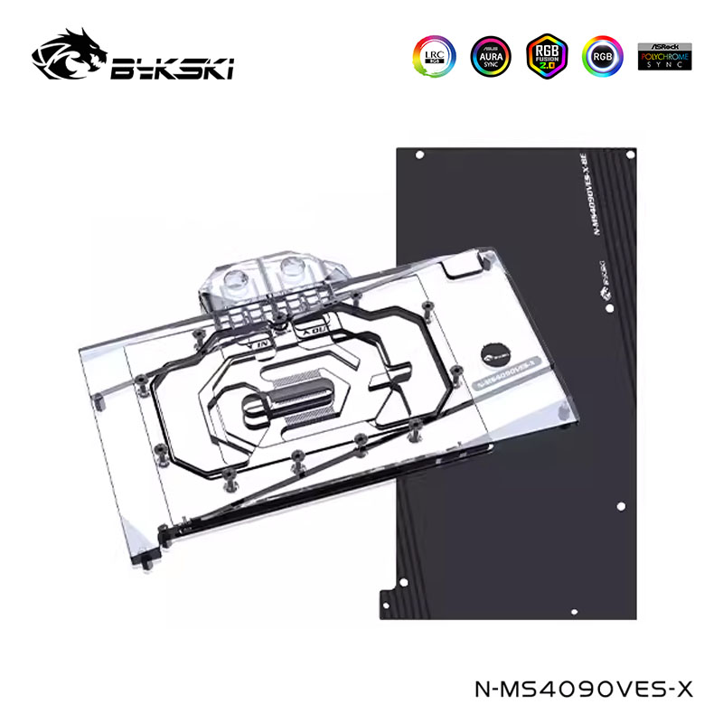Bykski フルカバーウォーターブロック MSI Gefo - Rtx 4090 Water Block Full Cover のレビューと価格