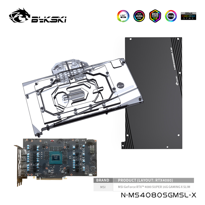Bykski ウォーターブロック MSI Geforce R - Rtx 4080 Water Cooling Block のレビューと価格