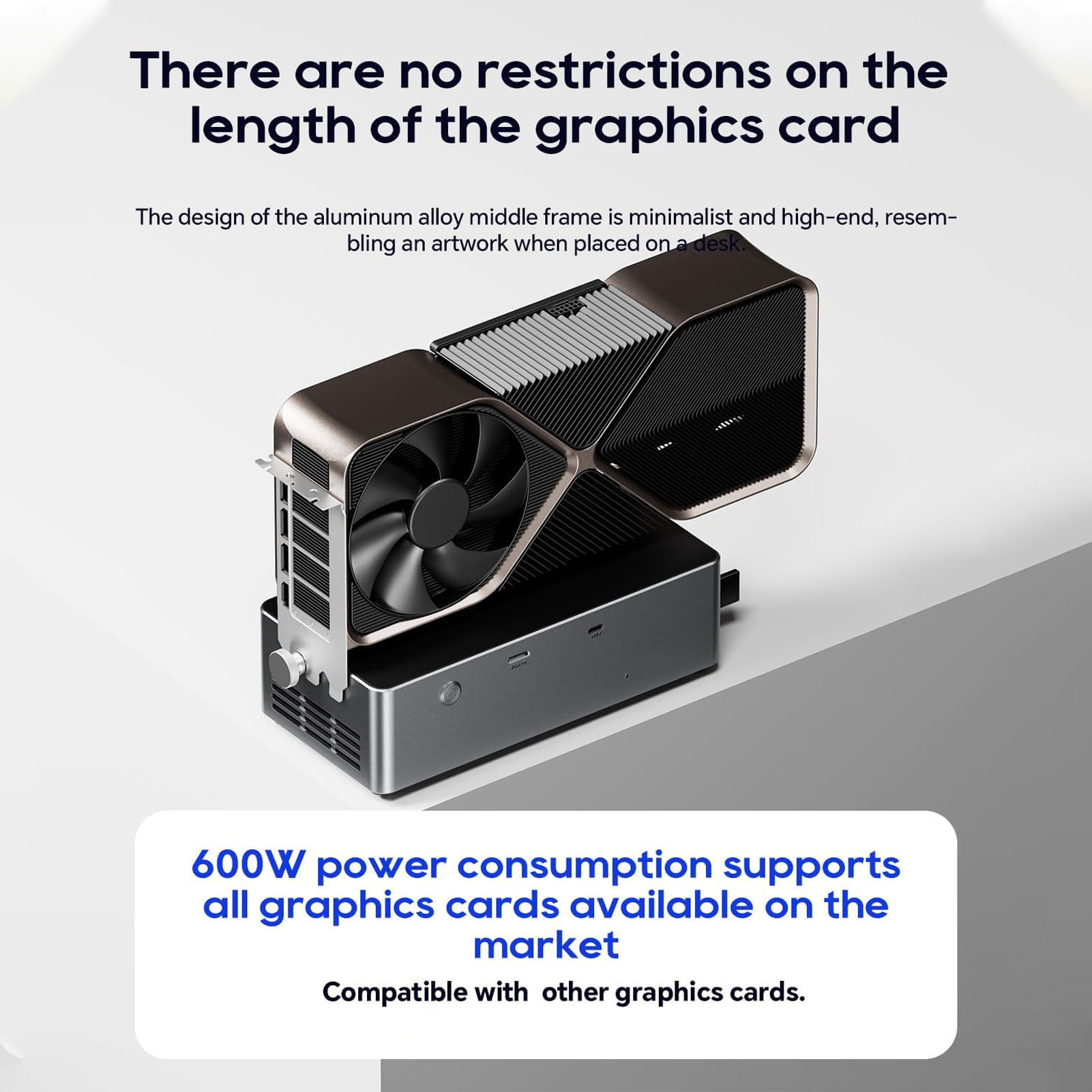 800W PSU PCIe 4.0 X4 外付けGPUドック - Oculink Gpu Dock Station のレビューと価格