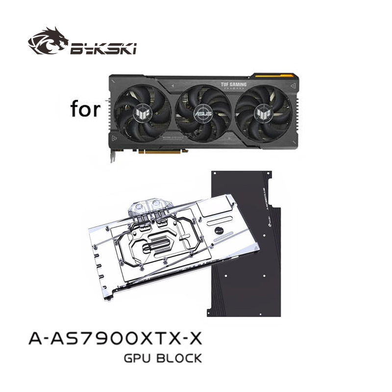 Bykski製水冷ブロック ASUS TUF Radeon  - Rx 7900 Xt 20Gb のレビューと価格